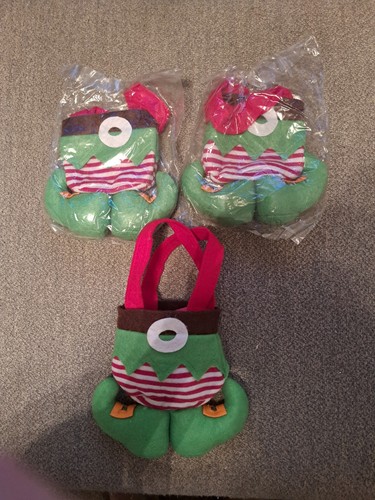 Elf themed felt party - party, bag