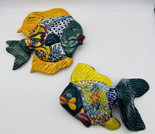 Talavera pottery fish wall - talavera, 3d