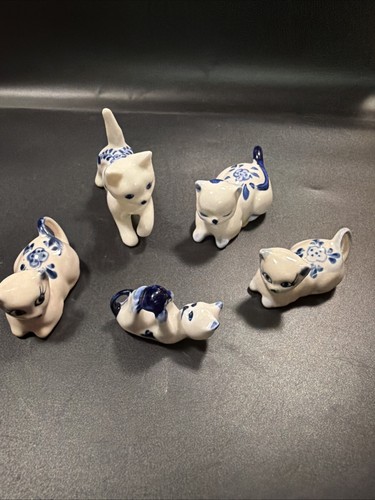 Set blue white - white, miniature