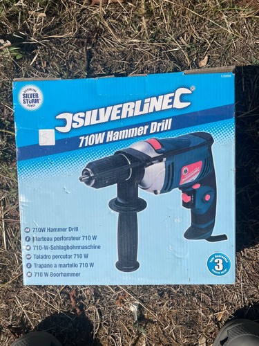 Silverline 710w hammer - 710w, drill