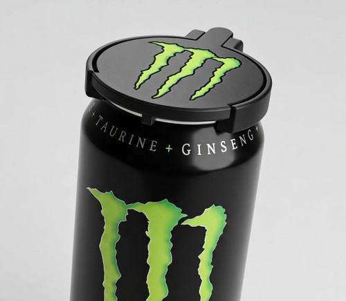 Printed monster energy can - 3d,