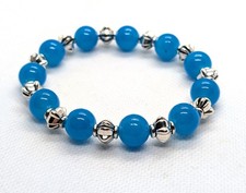 10mm blue jade tibetan - 10mm, &