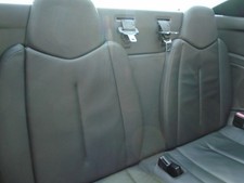 11 PEUGEOT RCZ GT HDI DOUBLE REAR LEATHER SEAT BACK & H/RESTS 09-15 BREAKING CAR