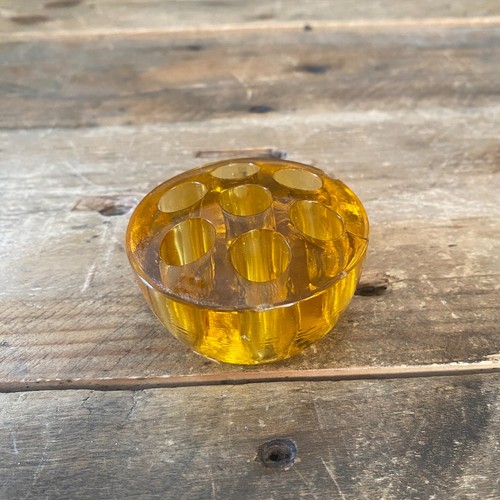 Vintage small amber glass - small,
