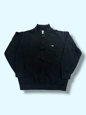 Lacoste Black 1/4 Zip Knit