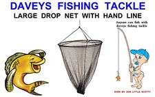 LARGE 24" DROP NET & HAND LINE