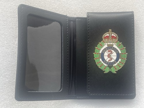 Ambulance leather card - ambulance, id