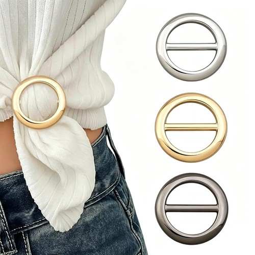 Scarf ring clip fashion metal - ring,