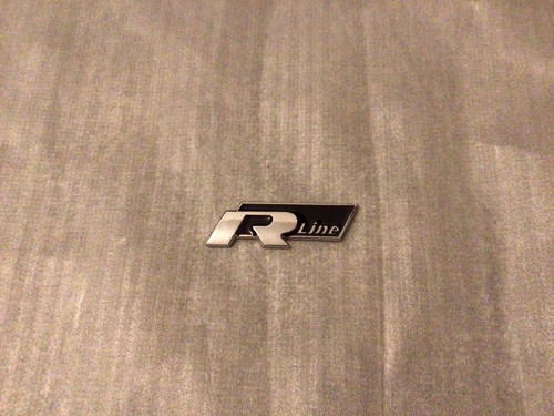 Line badge rear - vw, r-line