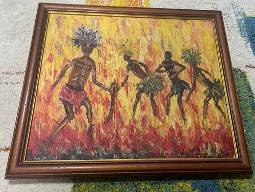 Oil painting original african - oil,