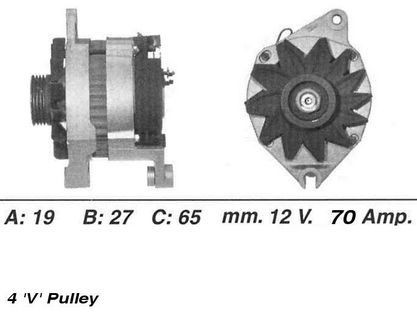Wai alternator 70amp for - wai,