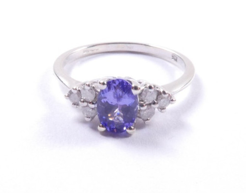 Ring carat white gold size - carat, l