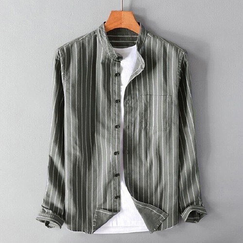 Mens long sleeve retro striped - mens*long,