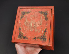 Antique Chinese Red Lacquer