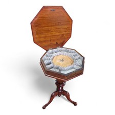 Victorian Walnut Sewing Table