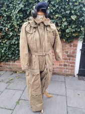 cWW2 British Tank Armoured Corps Pixie Suit Overalls Uniform Oversuit Headphones