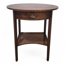 Oval side table antique two - oval,