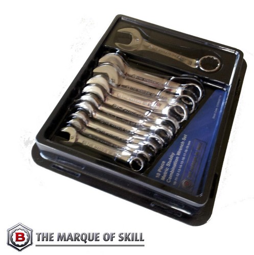 Stubby combination spanner set - combination,