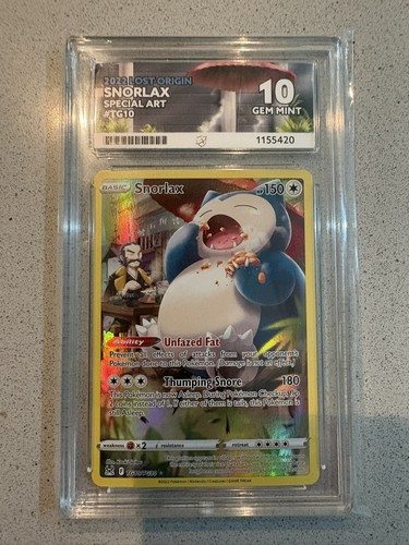 Pokemon snorlax tg10 - snorlax, lost
