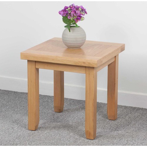 Solid oak lamp table devon - solid,