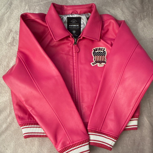 Avirex womens pink leather - pink,