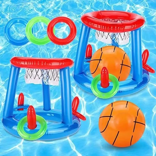 Inflatable basketball hoop set - inflatable,