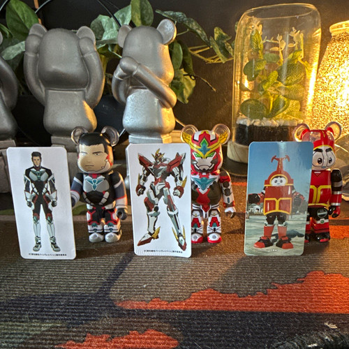 Bearbrick medicom toy 100 - bearbrick, set