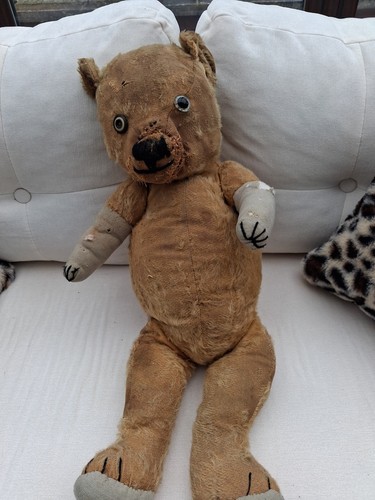 Large antique teddy bear - teddy,