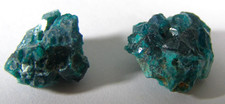 TWO x TINY NATURAL DIOPTASE