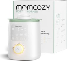 V Momcozy Nutri Bottle Warmer 9-in-1 Baby Night Light Temperature Control
