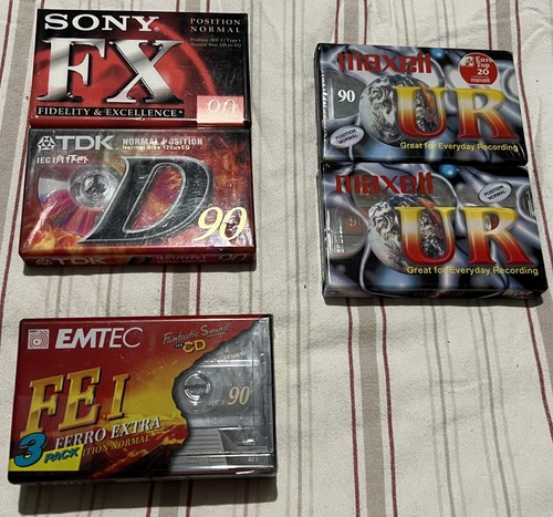 Tdk maxell sony emtec - sony, fx,