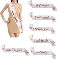 Floral Hen Party Sashes Night