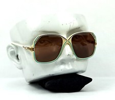 CAZAL SUNGLASSES White & Brown SHADES GERMANY VINTAGE MOD. 149 W/T ORIGINAL CASE