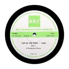 BBC TRANSCRIPTION DISC "Top Of