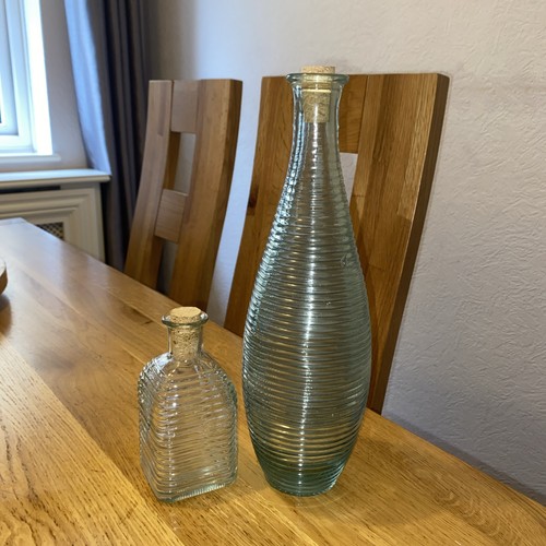 Green spanish ribbed glass - spanish,