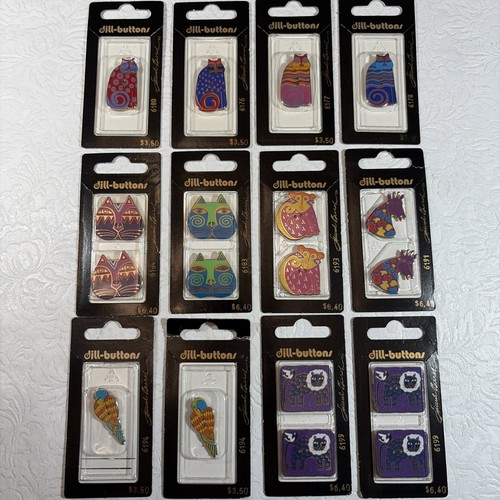 Laurel burch dill buttons - 18,