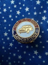 Beautiful Vintage Longbridge Mini 1959 - 2000 Enamel Badge (a81)