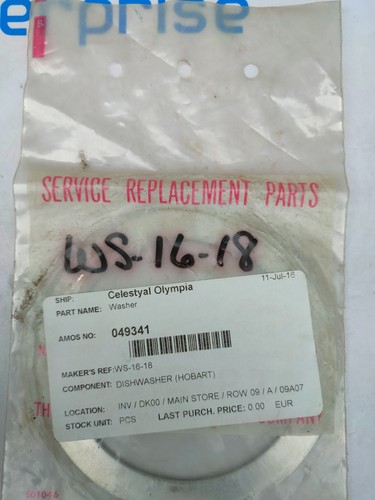 Hobart 016 washer - ws-016-18,