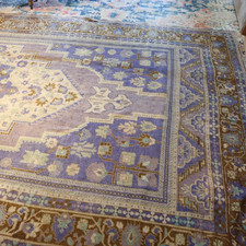 Large Vintage Moroccan Purple Ethnic Rug 360cm x 226cm