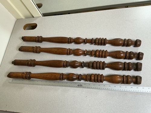 Set vintage oak salvaged - set,