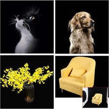 Selens Black Photography Backdrop Background Velvet Screen Fabric Wrinkle Resist