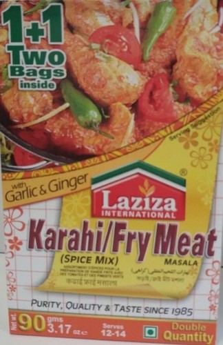 Laziza karahi fry - meat, masala