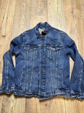 Levis Denim Trucker Jacket Mens Large Blue Vintage Classic Button Up Streetstyle