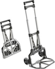  Aluminium Hand Truck Foldable Hand cart Smooth-Running Wheels FOR AUCTION