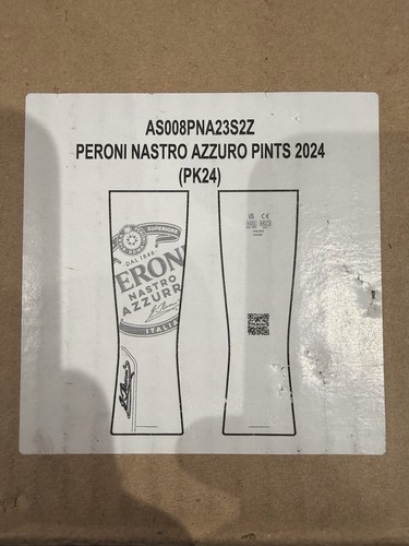Peroni pint glasses - peroni,