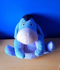 Disney Store Large Beanie Eeyore Plush Soft Toy Winnie The Pooh Large Eeyore Toy