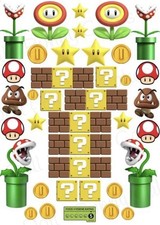 Mario Cake Decorations. Premium Edible Icing Sheet