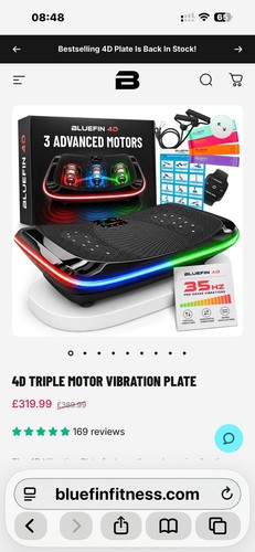 Bluefine vibration plate - bluefine,