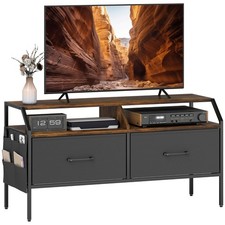 HOMCOM TV Stand Cabinet with 2