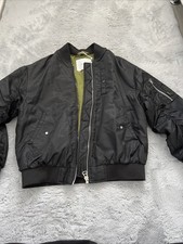 Bershka Women’s Black Bomber